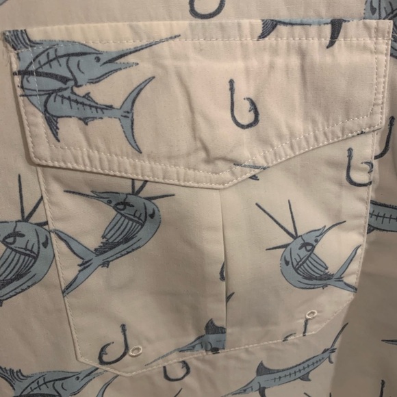 American Fishing Tackle Co. Nautical Fishing Short Sleeve Shirt - Picture 4 of 11